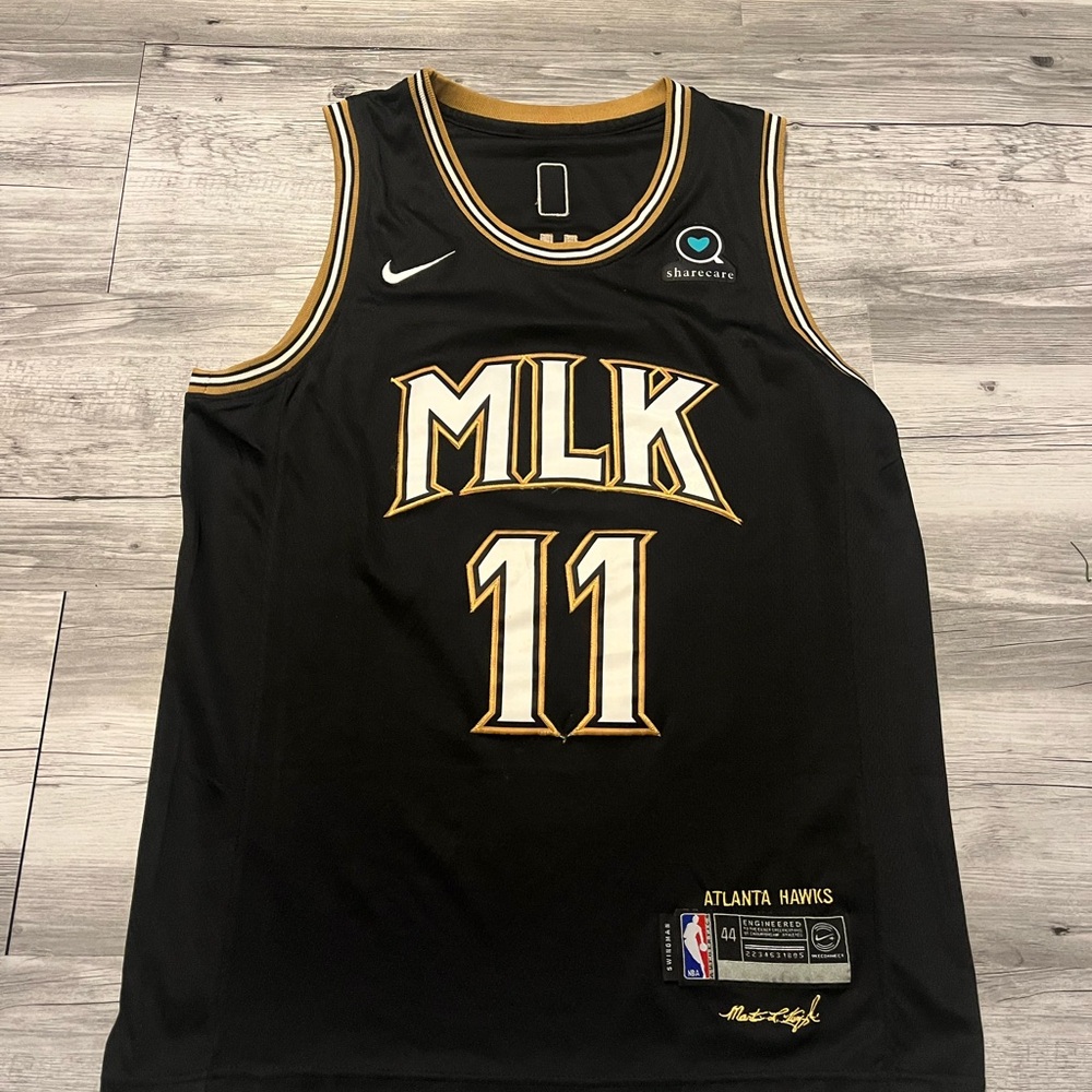 NBA Atlanta Hawks MLK City Edition Trae Young Jersey